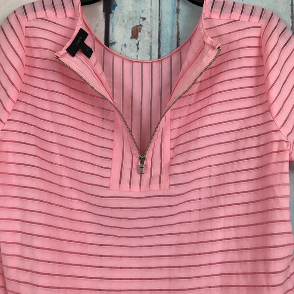 J. Crew Shadow Stripe Top - Picture 5 of 6